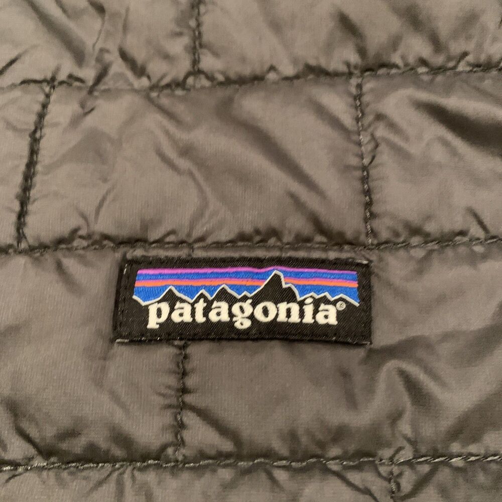 Patagonia Nano Puff Puffer Jacket Primaloft Quilted Grey XL Cape May Brewing Co - Picture 4 of 8